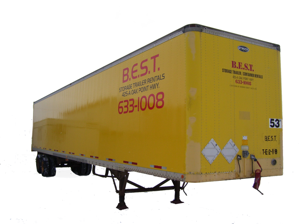 yellow storage trailer Best Storage Trailers